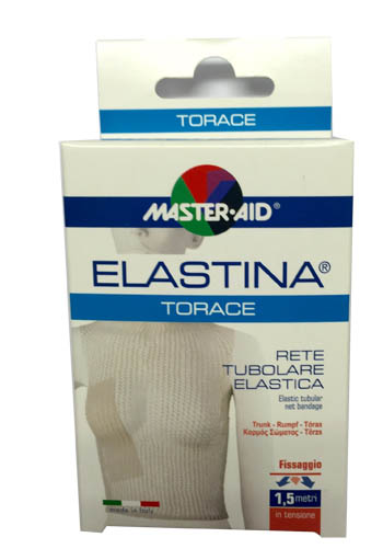 RETE TUBOLARE ELASTICA IPOALLERGENICA MASTER-AID ELASTINA TORACE 5 MT IN TENSIONE CALIBRO 8 CM - Farmamood