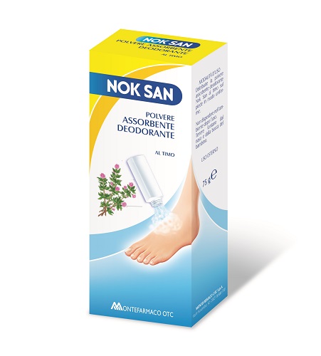 NOK SAN POLVERE ASSORBENTE DEODORANTE 75 G - Farmamood