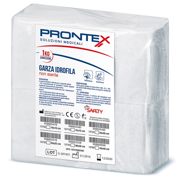 PRONTEX GARZA 15X15CM 1KG - Farmamood