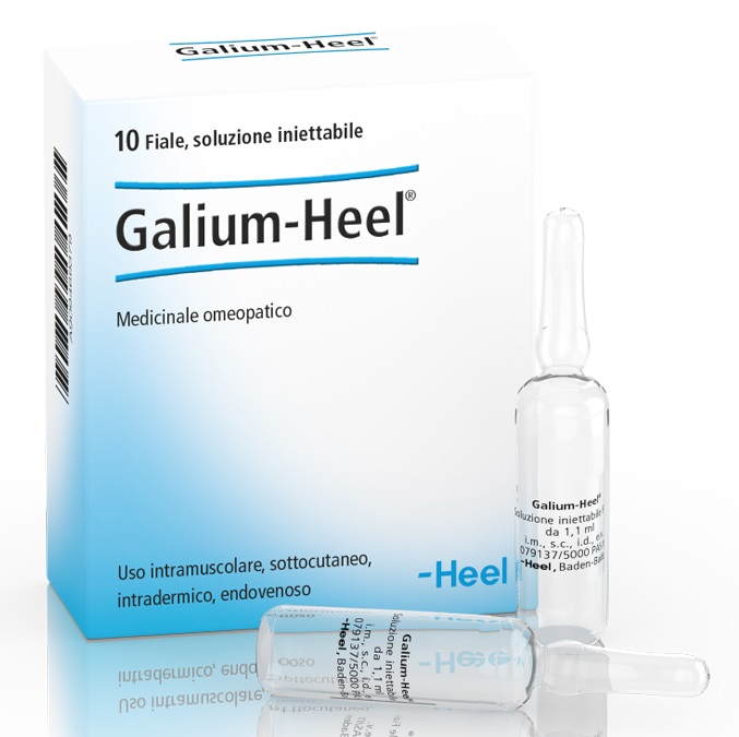HEEL GALIUM 10 FIALE DA 1,1 ML L'UNA - Farmamood