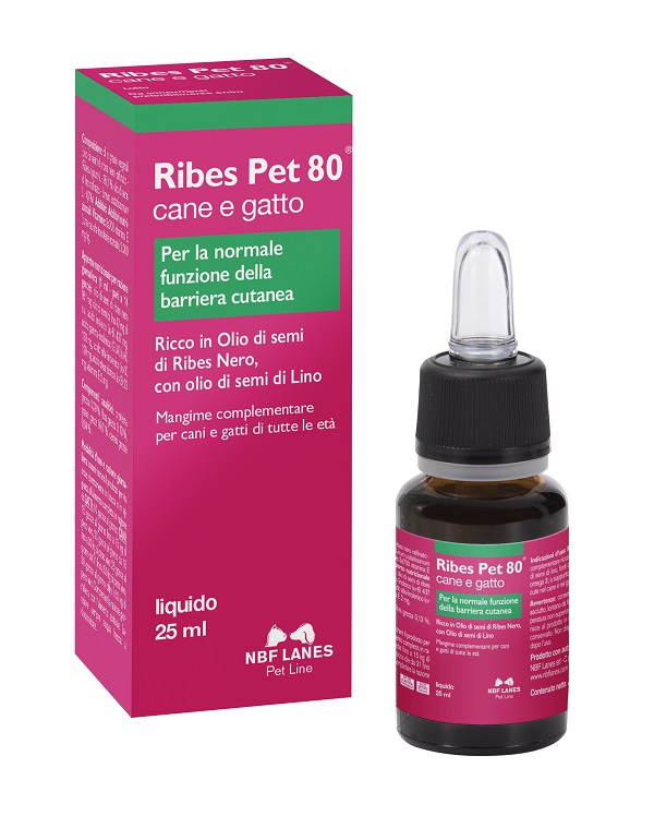 RIBES PET 80 GOCCE OLIO 25 ML CON CONTAGOCCE - Farmamood