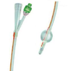 CATETERE FOLEY IN SILICONE TRASPARENTE A 2 VIE CON PALLONCINO 5-10ML DIAMETRO CH22 7,33MM LUNGHEZZA 40CM - Farmamood