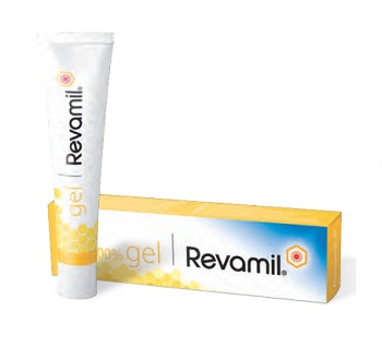 GEL A BASE DI MIELE STANDARDIZZATO E IRRADIATO A RAGGI GAMMA REVAMIL GEL PER GESTIONE ULCERE E INFEZIONI TUBO 18 G - Farmamood