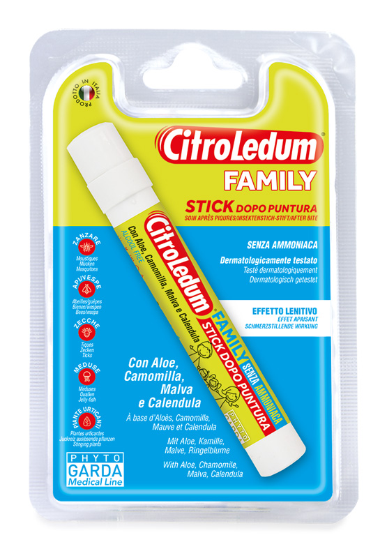 CITROLEDUM FAMILY STICK SENZA AMMONIACA 10 ML - Farmamood