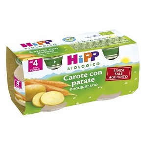 HIPP BIO HIPP BIO OMOGENEIZZATO CAROTE CON PATATE 2X80 G - Farmamood