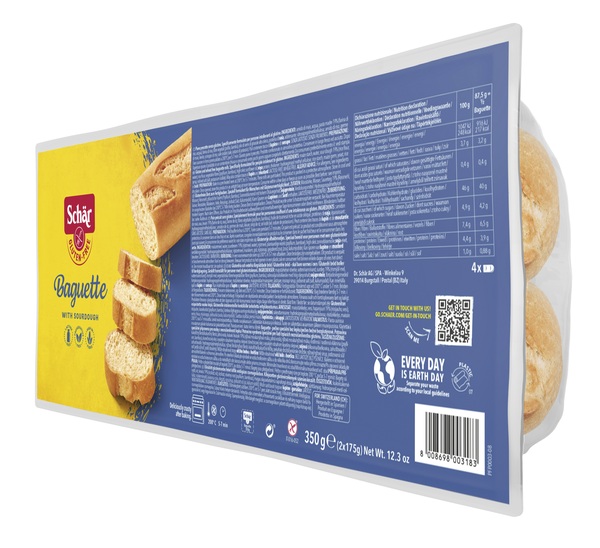 SCHAR BAGUETTE SENZA LATTOSIO 2 X 175 G - Farmamood