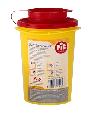 CONTENITORE DI SICUREZZA PER TALGIENTI PIC CAPACITA' 0,6 LITRI ARTICOLO 00022994000000 1 PEZZO - Farmamood