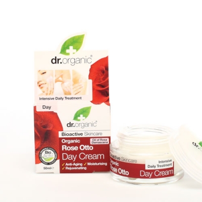 DR ORGANIC ROSE OTTO ROSA DAY CREAM CREMA VISO GIORNO 50 ML - Farmamood