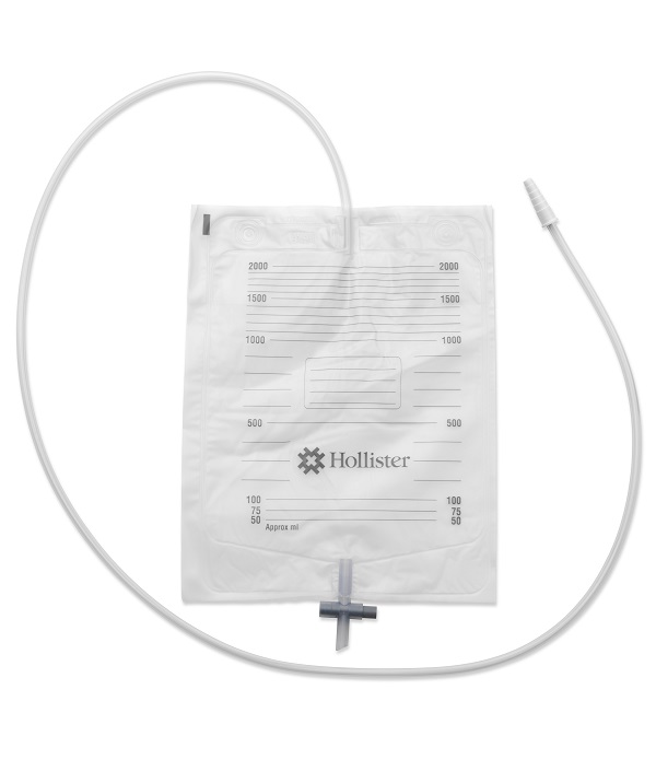 SACCA URINA DA LETTO HOLLISTER CON ANTIREFLUSSO E RUBINETTO DI SCARICO TUBO 130 CM 30 PEZZI - Farmamood