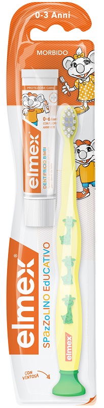 ELMEX SPAZZOLINO BIMBI EDUCATIVO NEW 0-3 ANNI - Farmamood