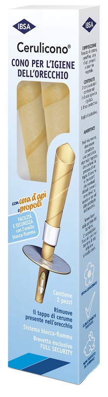 CERULICONO CONO AURICOLARE 2 PEZZI - Farmamood