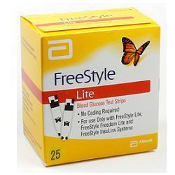 STRISCE MISURAZIONE GLICEMIA FREESTYLE LITE 25 PEZZI - Farmamood