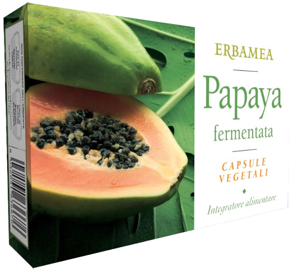 PAPAYA FERMENTATA 24 CAPSULE VEGETALI DA 493 MG - Farmamood
