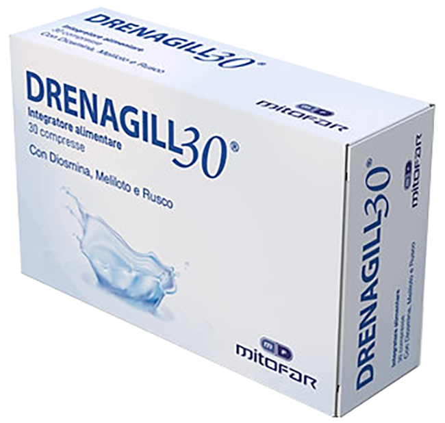 DRENAGILL 30 30 COMPRESSE - Farmamood