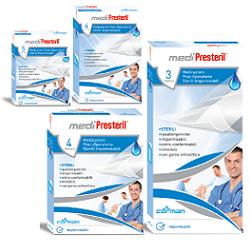 MEDICAZIONE POST OPERATORIA MEDIPRESTERIL IMPERMEABILE 10X25CM 3 PEZZI - Farmamood