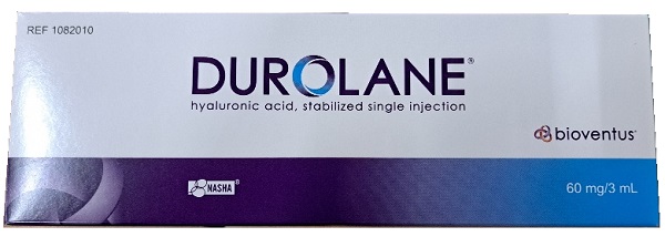 SIRINGA INTRA-ARTICOLARE DUROLANE ACIDO IALURONICO GEL 60 MG 3 ML - Farmamood