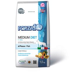 FORZA 10 MEDIUM DIET CON PESCE PER CANI DI MEDIA TAGLIA 1,5 KG - Farmamood