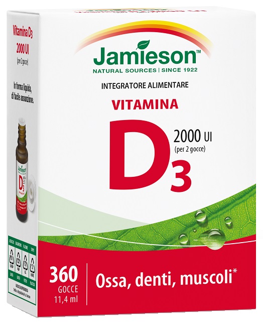 JAMIESON VITAMINA D GOCCE 11,4 ML - Farmamood