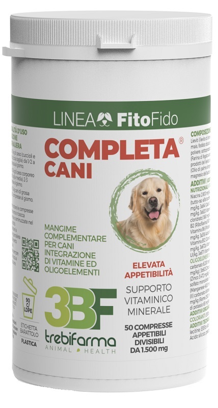 COMPLETA CANI 50 COMPRESSE BARATTOLO 75 G - Farmamood