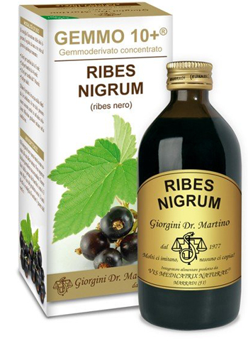 GEMMO 10+ RIBES NERO 200 ML LIQUIDO ANALCOLICO - Farmamood