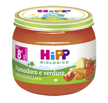 HIPP BIO HIPP BIO OMOGENEIZZATO SUGO POMODORO VERDURE 2X80 G - Farmamood