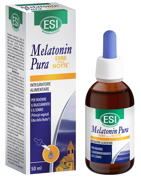 ESI MELATONIN PURA GOCCE ERBE NOTTE 50 ML - Farmamood