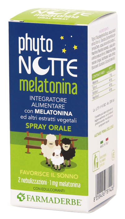 PHYTO NOTTE MELATONINA SPRAY ORALE 30 ML - Farmamood