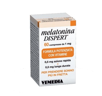 MELATONINA DISPERT 1MG DI MELATONINA 60 COMPRESSE - Farmamood