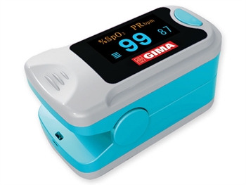 PULSOSSIMETRO DA DITO PULSOXIMETRO OXY-3 CON DISPLAY PER MISURAZIONE DIOSSIGENO NEL SANGUE E BATTITO CARDIACO CON CORDINO E BATTERIE - Farmamood