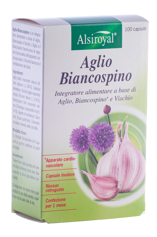 AGLIO BIANCOSPINO 100 CAPSULE - Farmamood