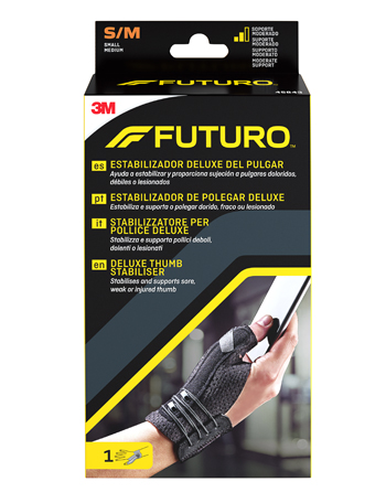 STABILIZZATORE PER POLLICE FUTURO NERO SMALL/MEDIUM 1 PEZZO - Farmamood