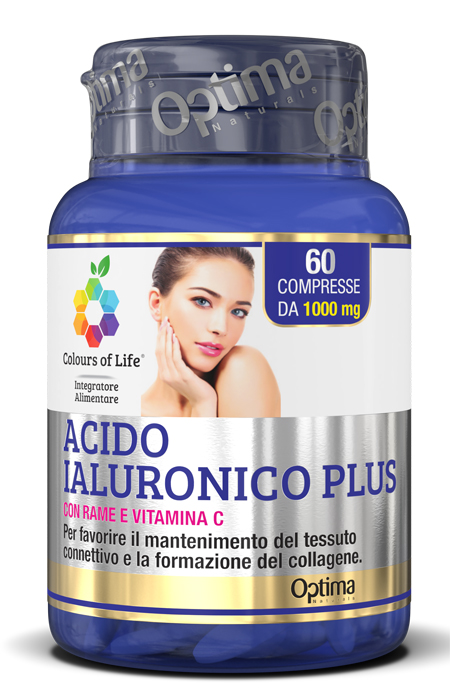 COLOURS OF LIFE ACIDO IALURONICO PLUS 60 COMPRESSE 1000 MG - Farmamood