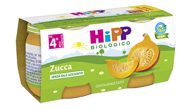 HIPP BIO HIPP BIO OMOGENEIZZATO ZUCCA 2X80 G - Farmamood