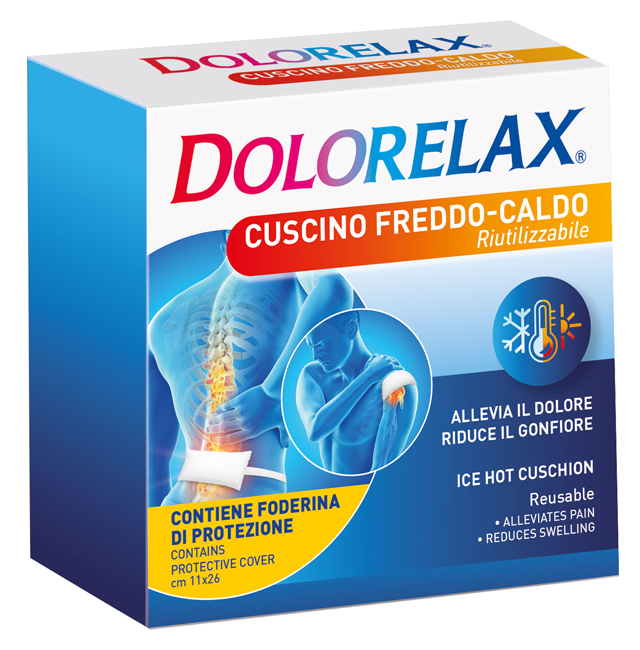 DOLORELAX ICE HOT CUSCINO RIUTILIZZABILE 11X26 CM 2 PEZZI - Farmamood