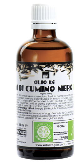 OLIO SEMI CUMINO NERO BIOLOGICO - Farmamood