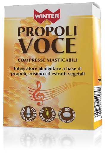 WINTER PROPOLI VOCE 30 COMPRESSE MASTICABILI - Farmamood