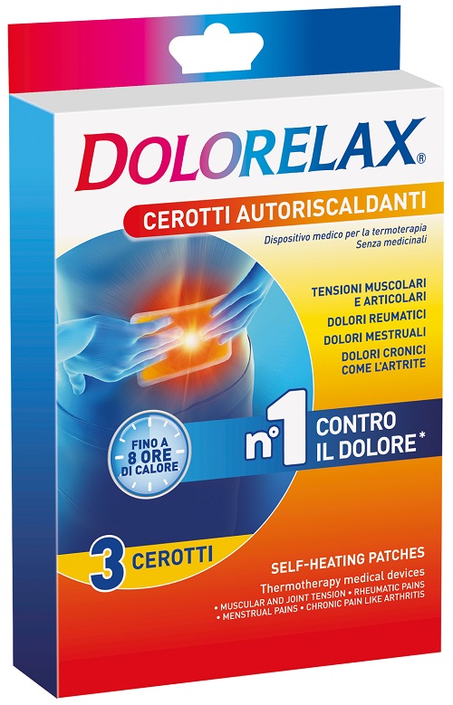 DOLORELAX CEROTTO EFFETTO CALDO 3 PEZZI - Farmamood