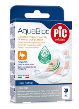 CEROTTO PIC AQUABLOC MIX ANTIBATTERICO 20 PEZZI - Farmamood