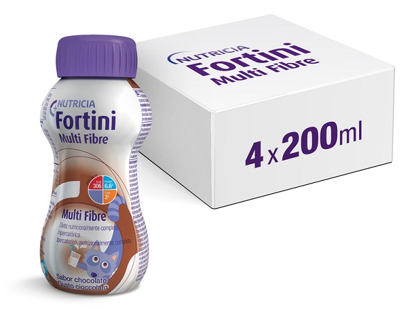 FORTINI MULTI FIBRE GUSTO CIOCCOLATO 200 ML - Farmamood