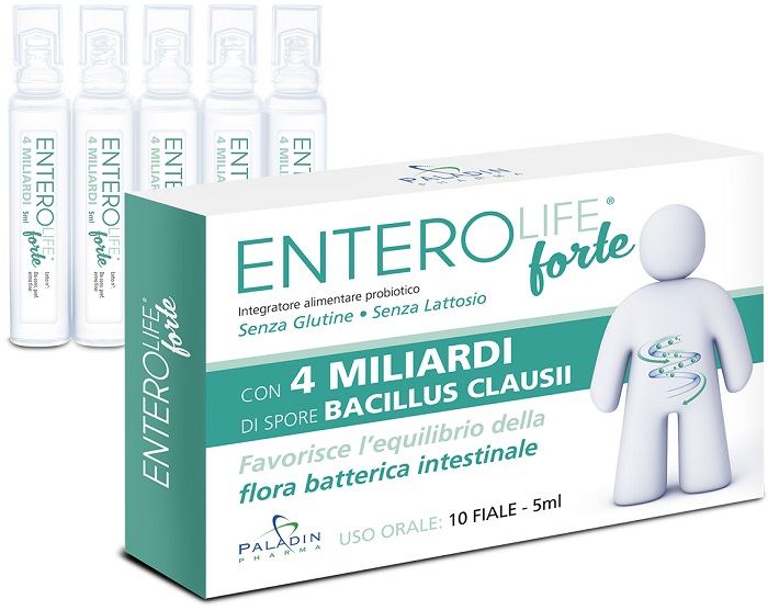 ENTEROLIFE FORTE 4 MILIARDI 10 FIALE DA 5 ML - Farmamood