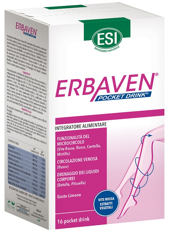 ESI ERBAVEN 16 POCKET DRINK 320 ML - Farmamood