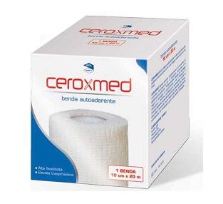 BENDA ELASTICA AUTOADERENTE CEROXMED 2000 X 10 CM 1 PEZZO - Farmamood