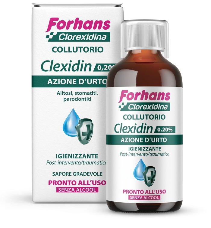 FORHANS CLEXIDIN 0,20 SENZA ALCOOL 200 ML - Farmamood