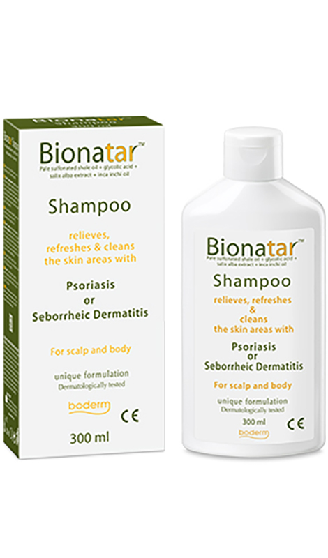 BIONATAR SHAMPOO INDICATO IN PRESENZA DI SINTOMI DI PSORIASI E DERMATITE SEBORROICA 200 ML - Farmamood