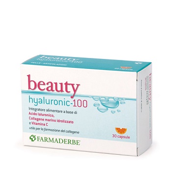 BEAUTY HYALURONIC 100 30 CAPSULE - Farmamood