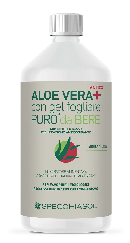 SUCCO ALOEVERA+ ALOE/MIRTILLO ROSSO 1 LITRO - Farmamood