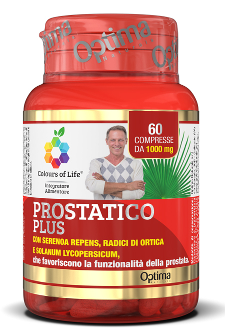 COLOURS OF LIFE PROSTATICO PLUS 60 COMPRESSE 1000 MG - Farmamood