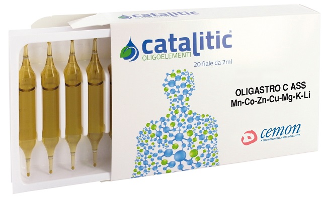 CATALITIC OLIGOELEMENTI OLIGATRO MN-CO-ZN-CU-MG-K-LI 20 AMPOLLE - Farmamood