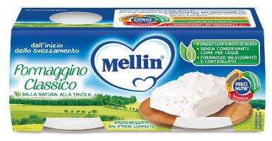 MELLIN BABY FORMAGGINO CLASSICO 2 X 80 G - Farmamood