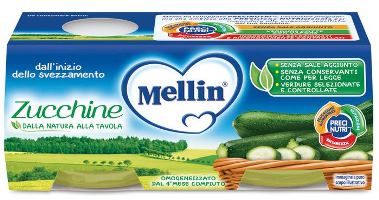 MELLIN OMOGENEIZZATO ZUCCHINE 2 X 80 G - Farmamood